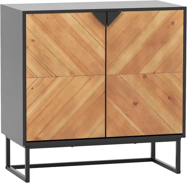 2-türiger Buffetschrank, Anrichteschrank Holz mit…