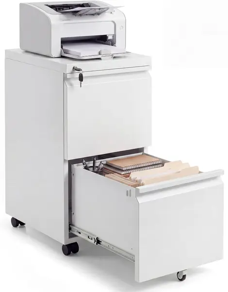 Aktenschrank aus Metall, 2 Schubladen, Schloss mit 2…