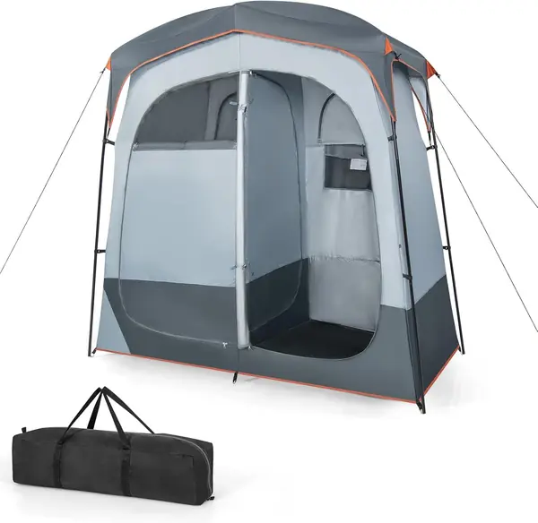 Duschzelt Camping für 2 Personen, Umkleidezelt mit…
