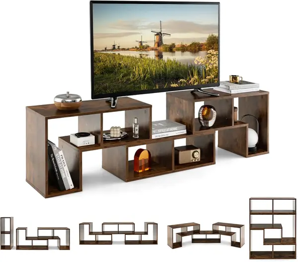 Fernsehschrank Holz, TV-Schrank frei kombinierbar, TV…