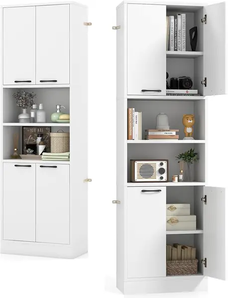 Hochschrank Aufbewahrungsschrank 190 cm, Mehrzweckschrank…