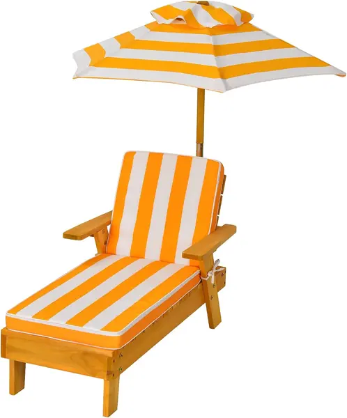 Kinder Sonnenliege, Kinderstuhl mit Sonnenschirm &…