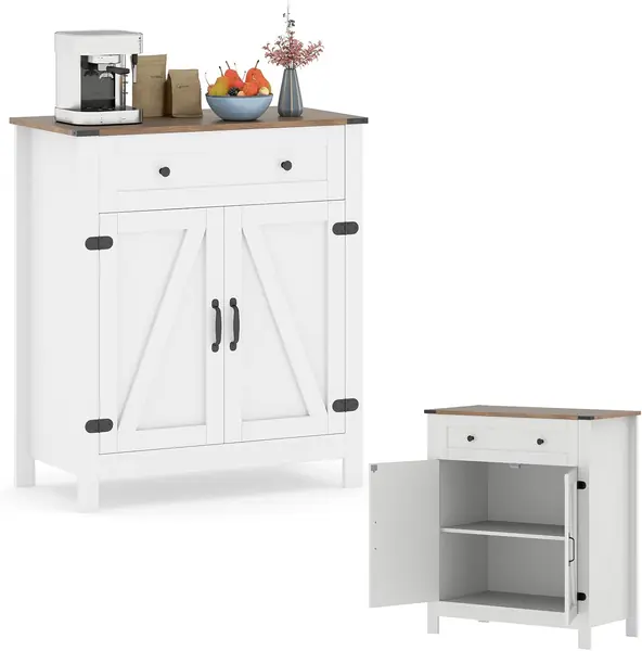 Küchenschrank mit 1 Schublade, Sideboard mit 2 Türen…