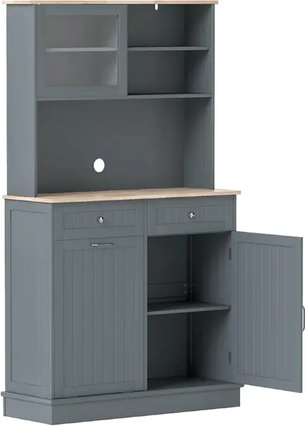 Küchenschrank mit Abfalleimerhalter, Buffetschrank mit…