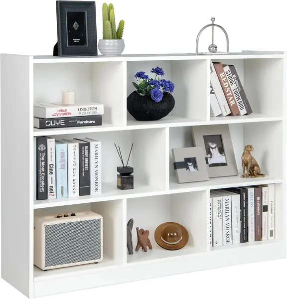 offenes Bücherschrank, Bücherregal 3 Ebene, Standregal…