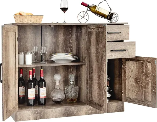 Sideboard Buffetschrank, Multifunktionaler…