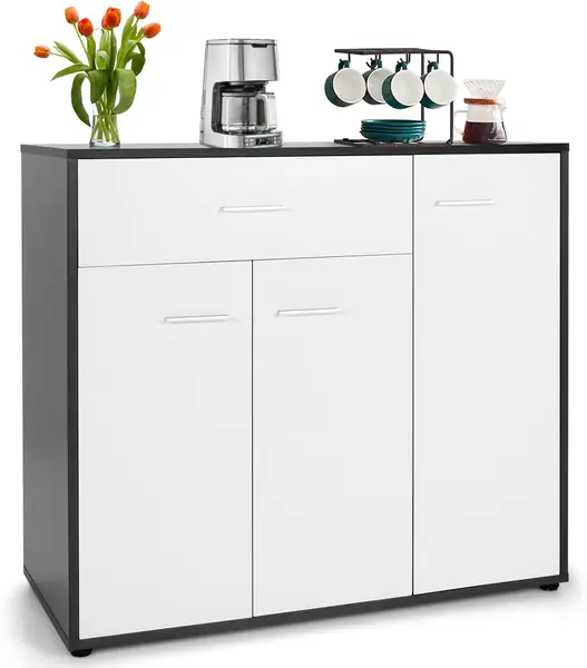 Sideboard Kommode, Mehrzweckschrank mit Türen &…